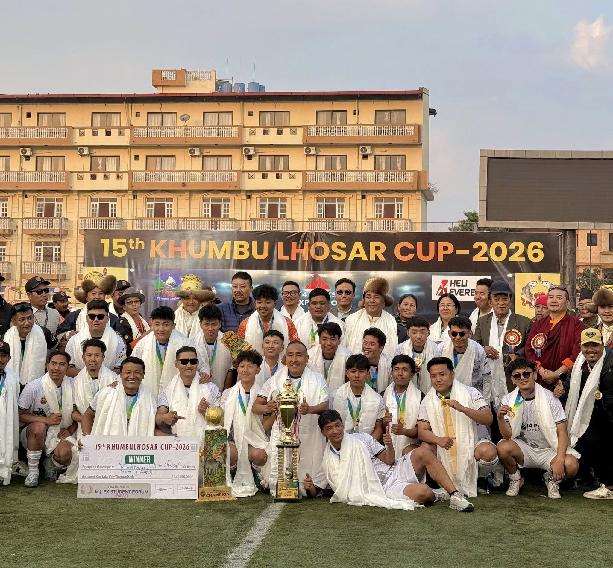 Mahendra Jyoti Ex-Students' Forum win Khumbu Lhosar Cup